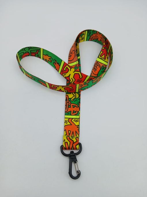 Cinta Fluor Impresa Doble Faz 90cm c/Mosquetón Anzuelo Plástico 20mm - Imagen 3