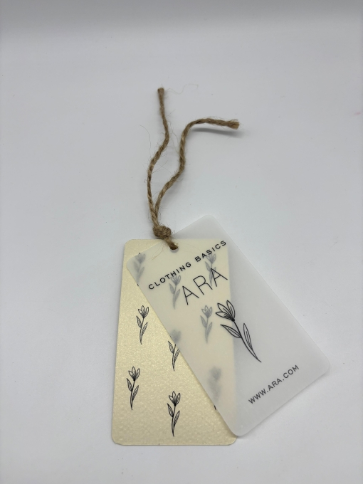 Tag de Ropa Papel Vegetal