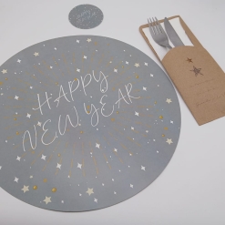 Set de Mesa Individual + Posavasos + Portacubiertos Personalizado