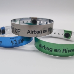 Pulsera Rígida Metalizada Personalizada