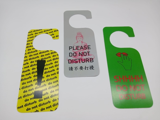 Door Hanger Para Puertas Hoteles Cartulina - Imagen 2