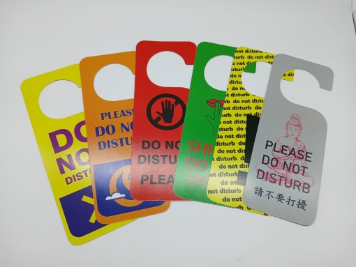 Door Hanger Para Puertas Hoteles Cartulina