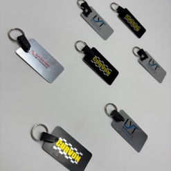 Tarjetas Mini Llavero Ecocard Metalizadas Personalizadas