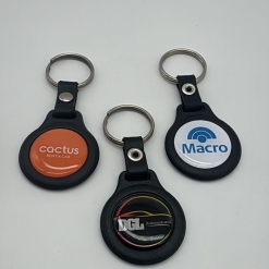 Llaveros de Plástico con Dome Autoadhesivo Personalizado