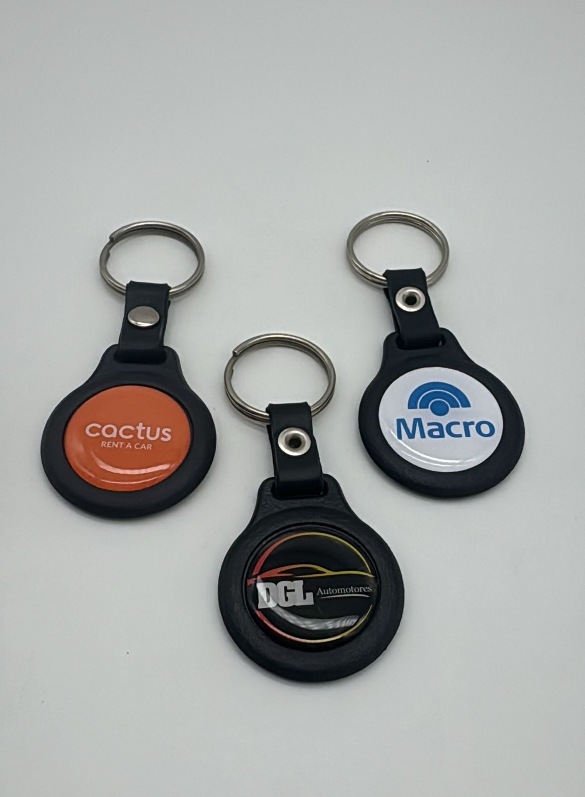 Llaveros de Plástico con Dome Autoadhesivo Personalizado